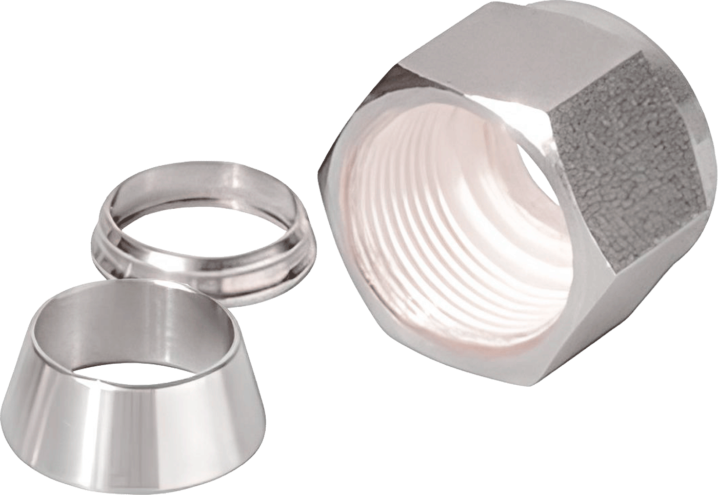 Обжимные кольца и гайки