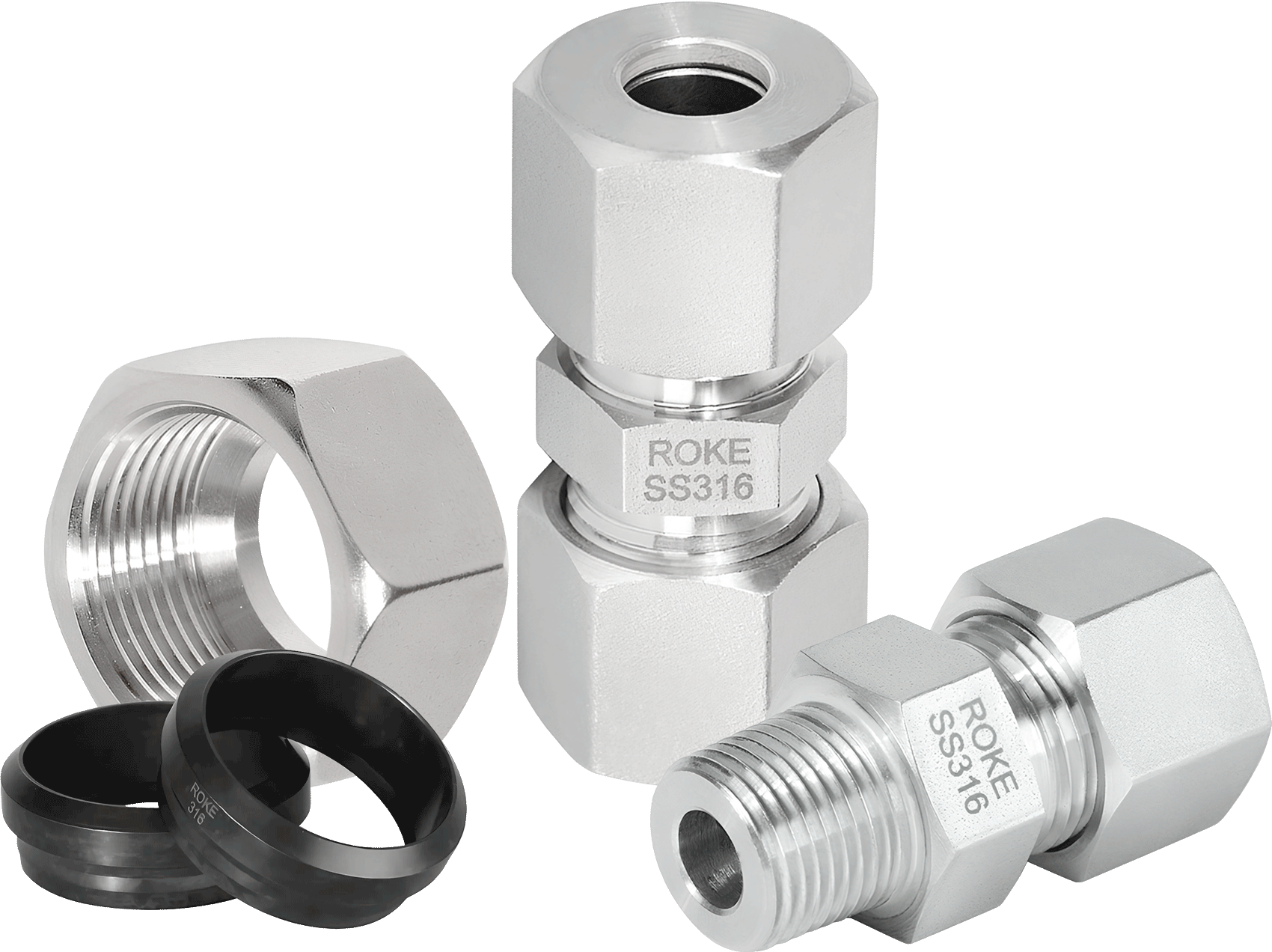 Трубные соединения угол конуса 24° DIN 2353