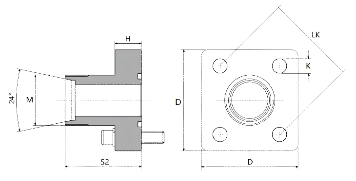 Фланец для насоса
